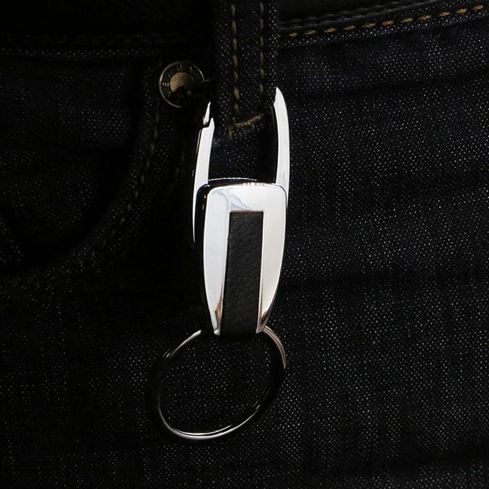 Premium Car Key Chain With Multi Tool Function Leather Metal Key Holder Durable Key Ring Organizer 4