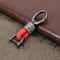 Braided Metal Key Chain With Belt Loop Durable Car Key Holder For Everyday Carry 3