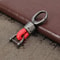 Braided Metal Key Chain With Belt Loop Durable Car Key Holder For Everyday Carry 3