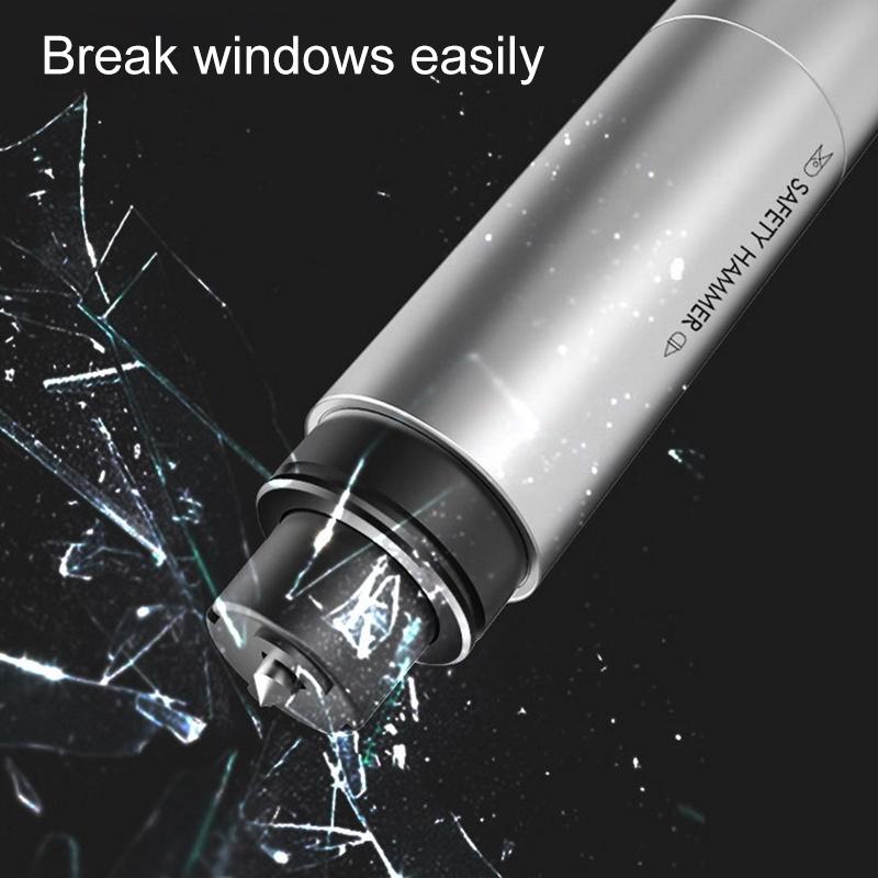 2 In 1 Car Escape Tool Emergency Hammer With Seat Belt Cutter Window Breaker 1