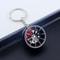 Brake Disc Keychain Metal Wheel Hub Pendant Durable Car Lover Gift 8