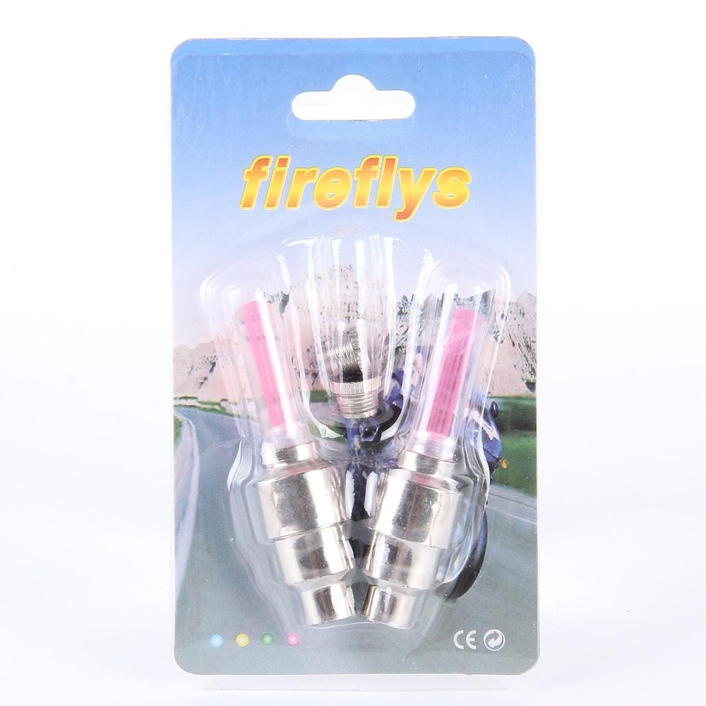 LED Tire Valve Lights For Cars Bikes Motorcycles Night Safety Wheel Lights 5