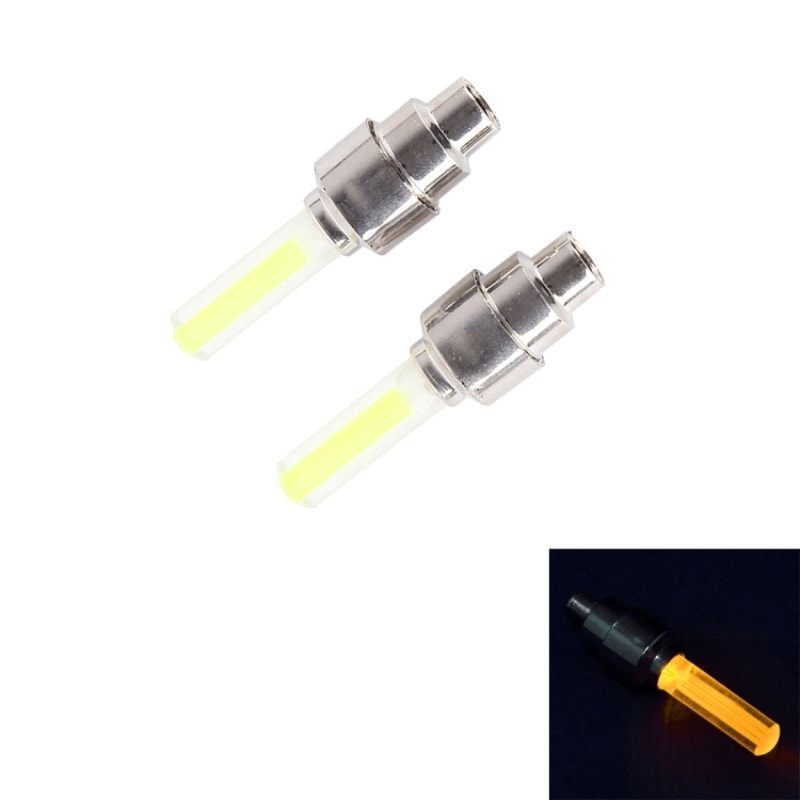 LED Tire Valve Lights For Cars Bikes Motorcycles Night Safety Wheel Lights 8