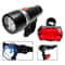 Ultra Bright LED Bike Light Set Waterproof Front Headlight Rear Safety Flashlight 0
