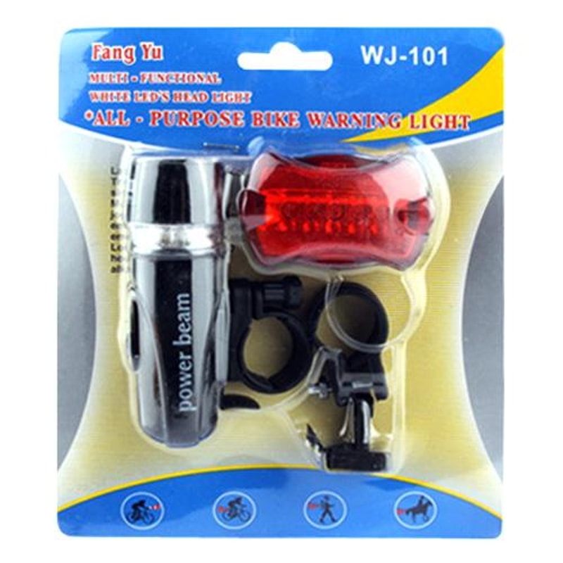 Ultra Bright LED Bike Light Set Waterproof Front Headlight Rear Safety Flashlight 11