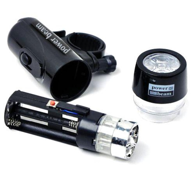 Ultra Bright LED Bike Light Set Waterproof Front Headlight Rear Safety Flashlight 1
