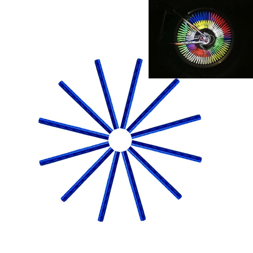 360 Bike Spoke Reflectors Safety Clips For Night Cycling Visibility 0