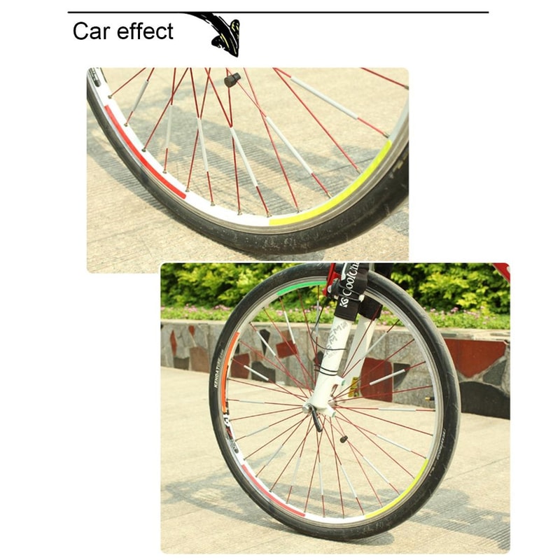 360 Bike Spoke Reflectors Safety Clips For Night Cycling Visibility 3