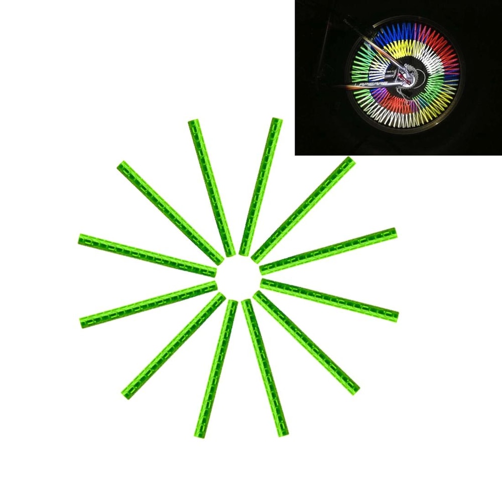 360 Bike Spoke Reflectors Safety Clips For Night Cycling Visibility 4