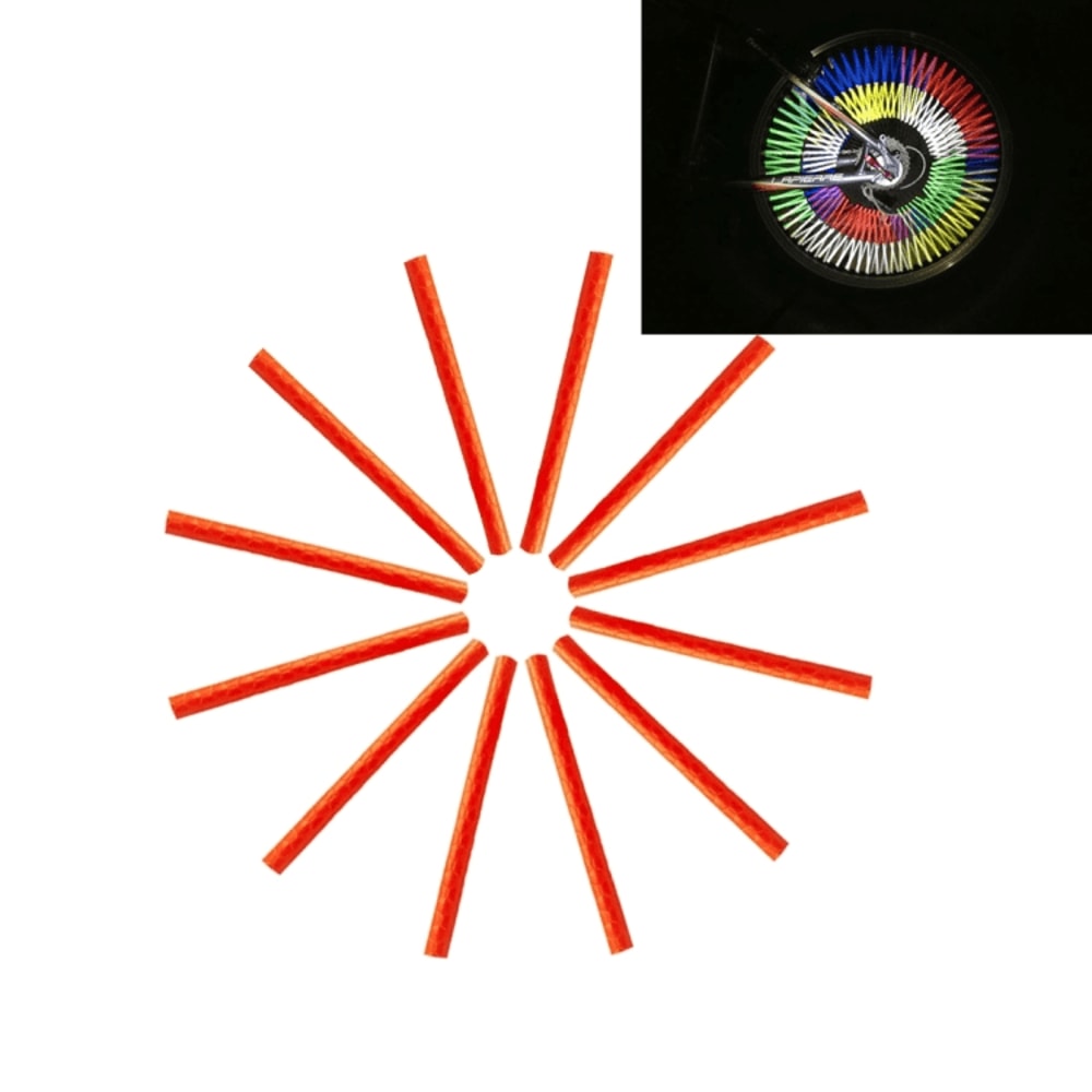 360 Bike Spoke Reflectors Safety Clips For Night Cycling Visibility 10