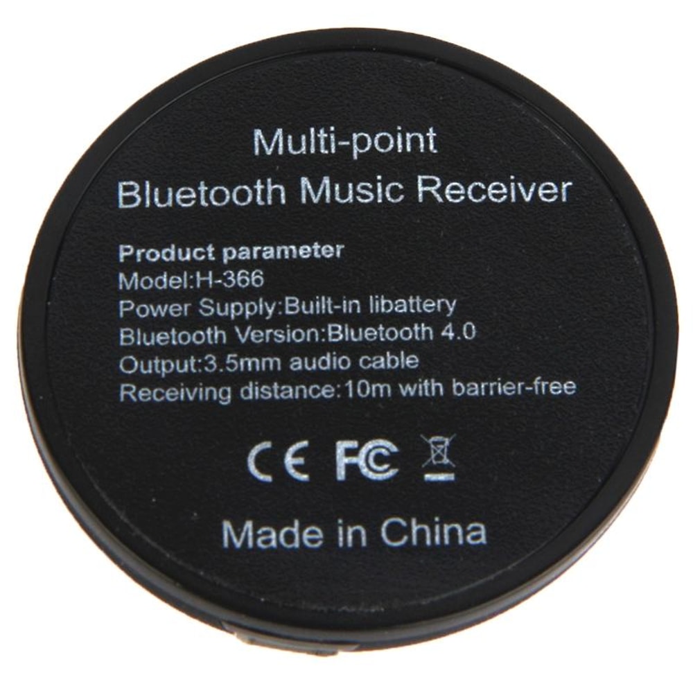 H366 Bluetooth Audio Receiver Wireless Adapter With Hands Free Car Kit 4