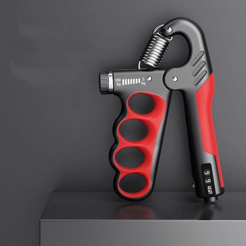 Adjustable Hand Grip Strengthener 5 To 100kg Forearm Trainer For Strength Rehab Fitness 15