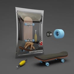 5 layer maple finger skateboard with bearings smooth ride mini trick board toy