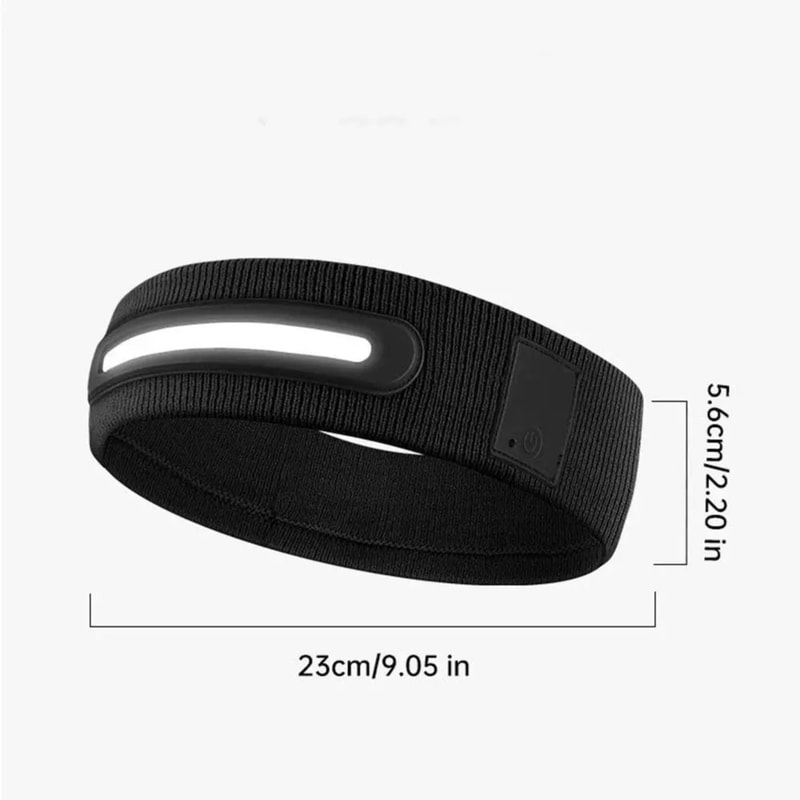 Rechargeable LED Running Headband For Night Safety And Outdoor Fitness 6