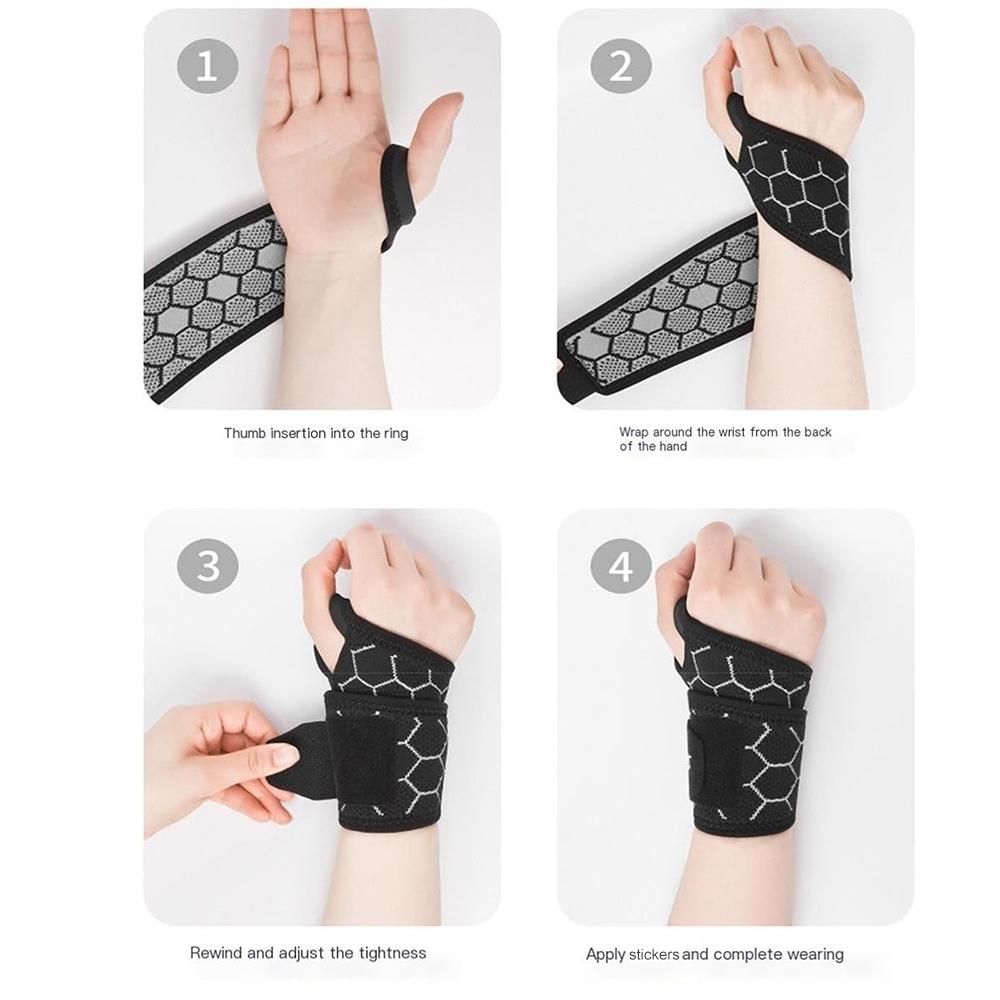 Breathable Adjustable Wrist Support Brace For Sports And Tendon Protection 4