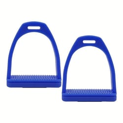high strength engineering plastic stirrup with non slip rubber pads