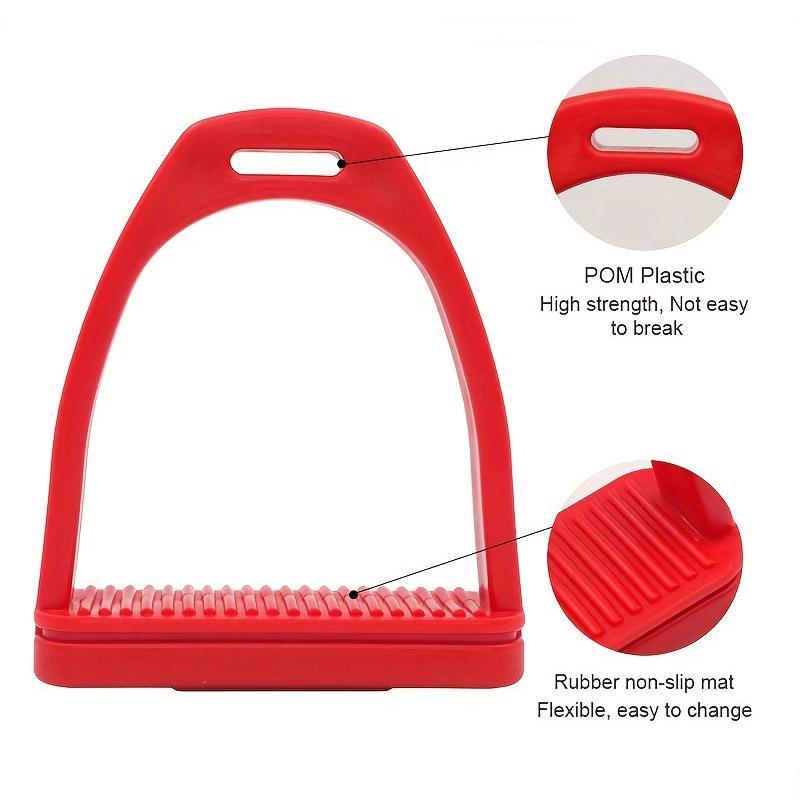 High Strength Engineering Plastic Stirrup With Non Slip Rubber Pads 5