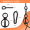 Premium Horse Tether Buckles Set Durable Equestrian Safety Rope Clips 3