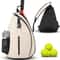 Portable Outdoor Sports Tennis Racket Crossbody Bag With Zoned Storage 0