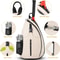 Portable Outdoor Sports Tennis Racket Crossbody Bag With Zoned Storage 7