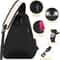 Portable Outdoor Sports Tennis Racket Crossbody Bag With Zoned Storage 1