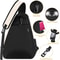 Portable Outdoor Sports Tennis Racket Crossbody Bag With Zoned Storage 1