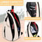 Portable Outdoor Sports Tennis Racket Crossbody Bag With Zoned Storage 6