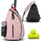 Portable Outdoor Sports Tennis Racket Crossbody Bag With Zoned Storage 2