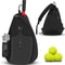 Portable Outdoor Sports Tennis Racket Crossbody Bag With Zoned Storage 4