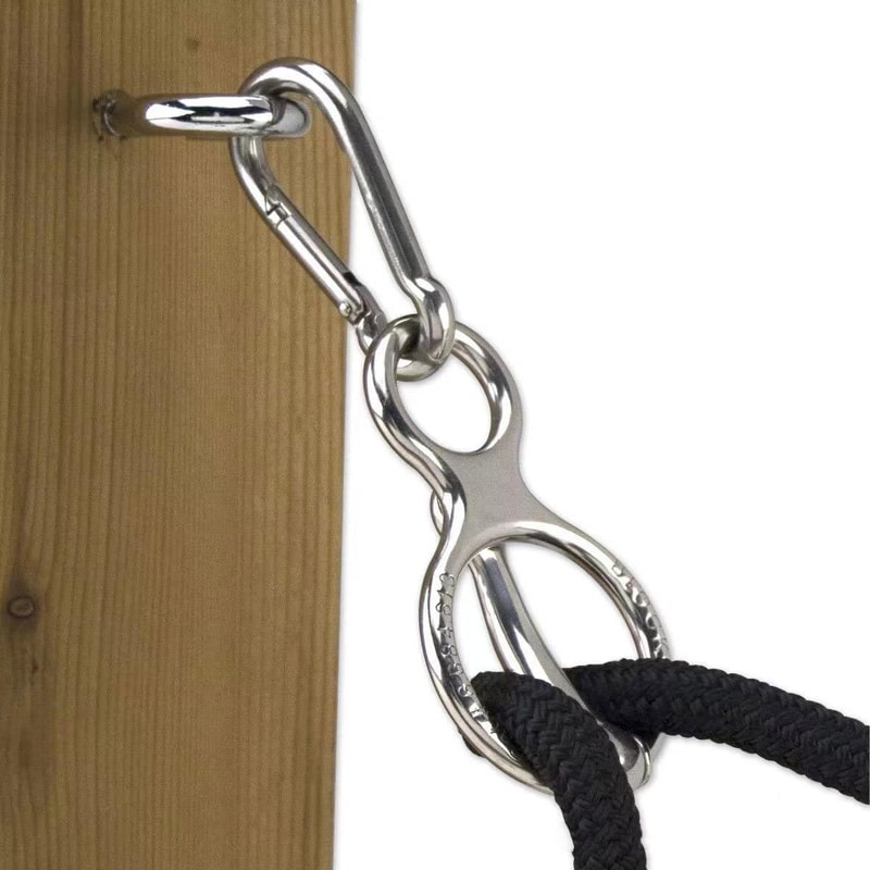Durable Stainless Steel Horse Tether Clips Stable Rope Set