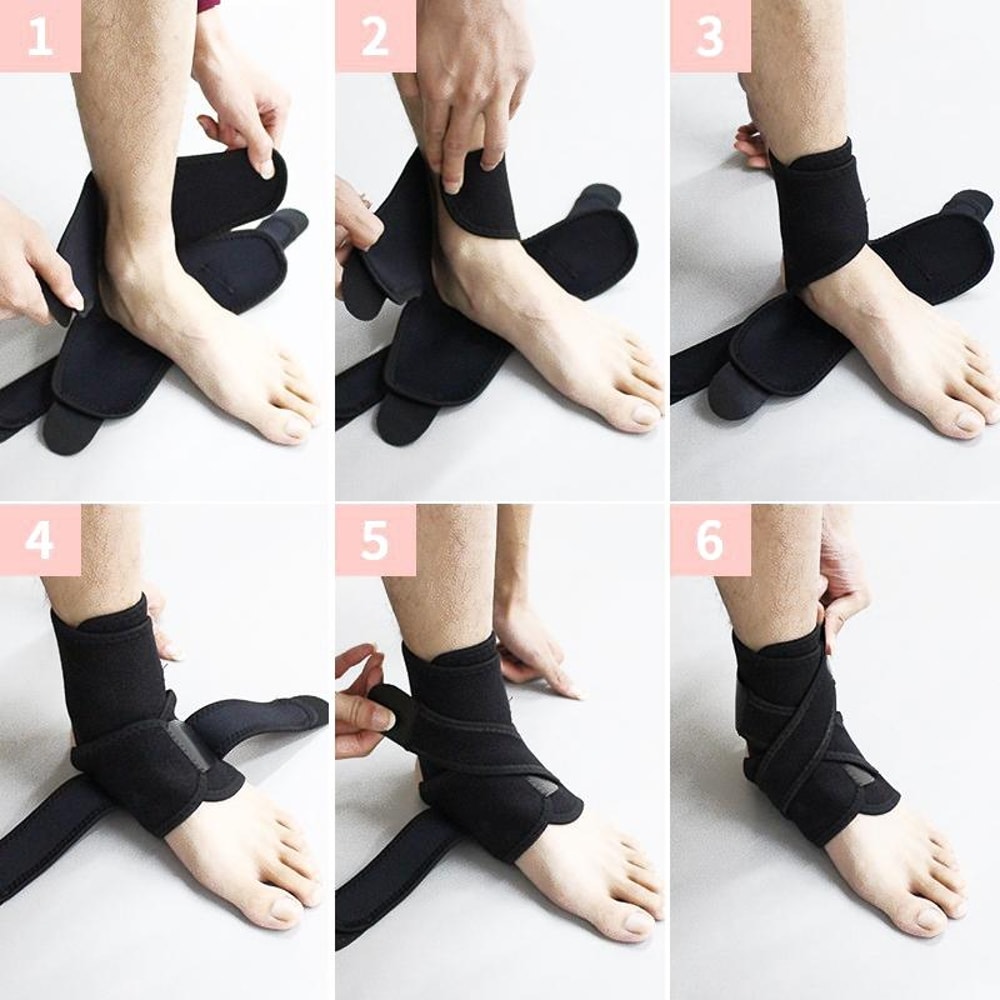 Pressurized Soccer Ankle Protector Sprain Support Sports Guard 4