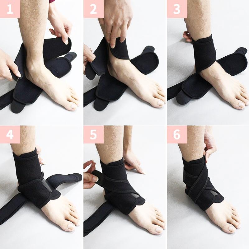 Pressurized Soccer Ankle Protector Sprain Support Sports Guard 4