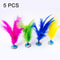 Premium Feather Kick Shuttlecock Foot Exercise Toy 1