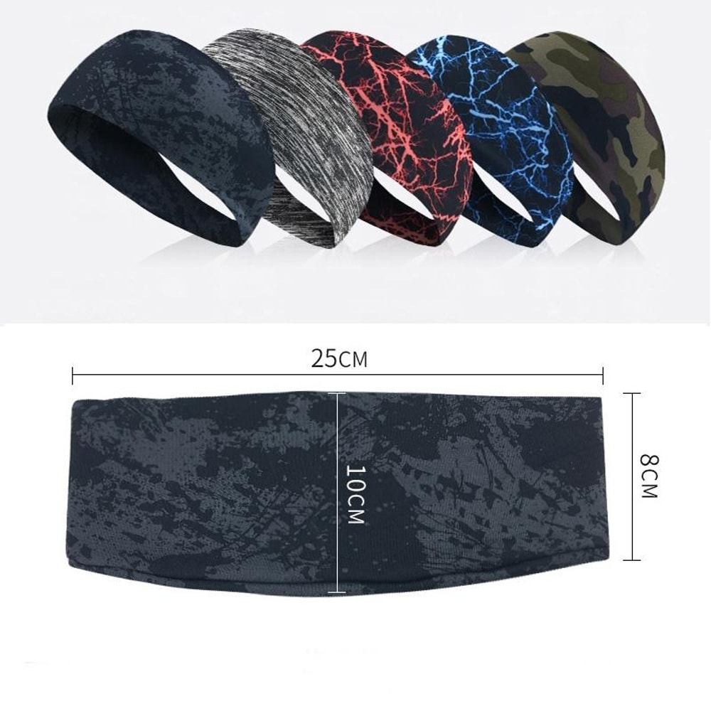 Premium Absorbent Cycling Yoga Headband For Men And Women 1