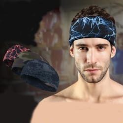 premium absorbent cycling & yoga headband for men and women