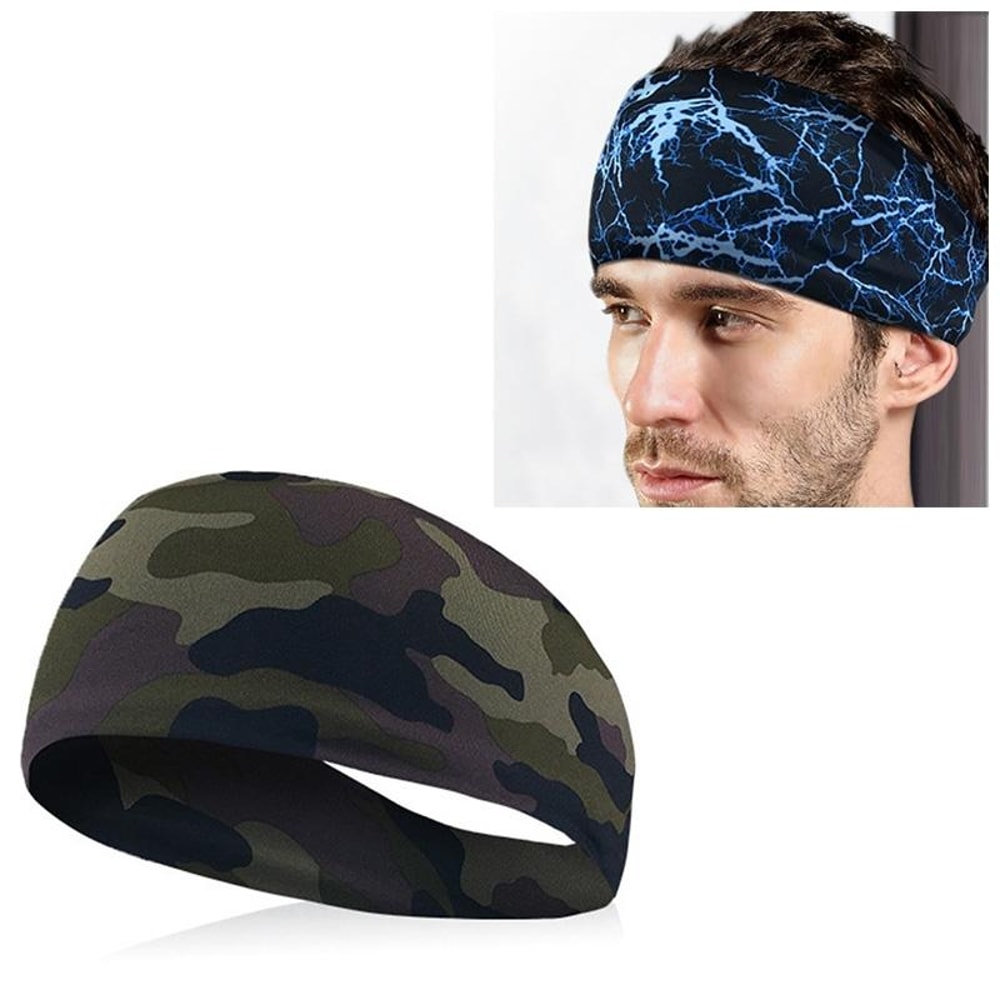 Premium Absorbent Cycling Yoga Headband For Men And Women 8