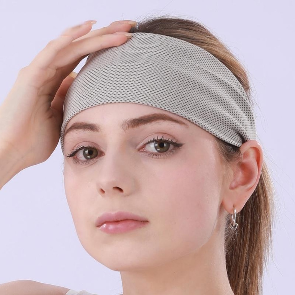 Cooling Yoga Headband Moisture Wicking Sports Sweatband for Running Gym Cycling