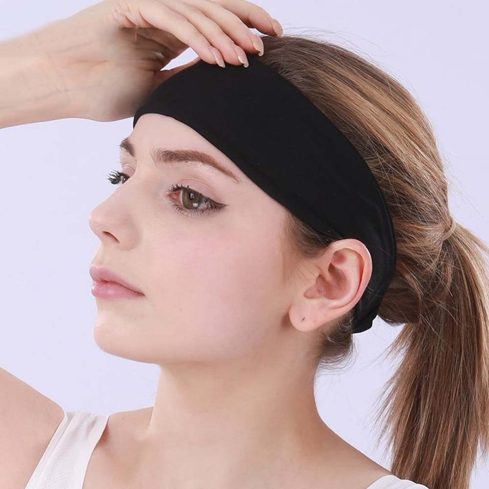 Cooling Yoga Headband Moisture Wicking Sports Sweatband for Running Gym Cycling
