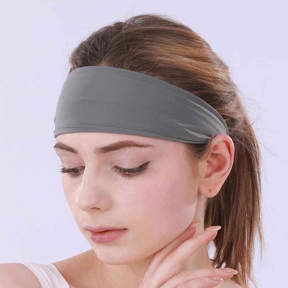 Cooling Yoga Headband Moisture Wicking Sports Sweatband for Running Gym Cycling