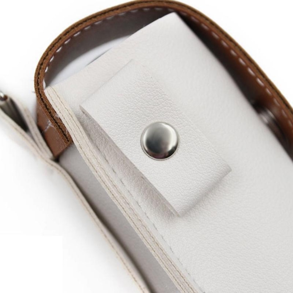 Portable Golf Ball Pouch PU Leather Mini Clip On Golf Accessory Bag 3
