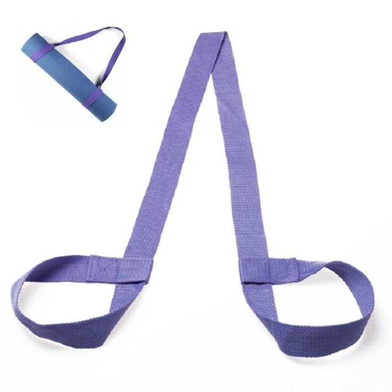 Cotton Yoga Mat Carrier Strap With Stretching Support For Pilates And Fitness 6