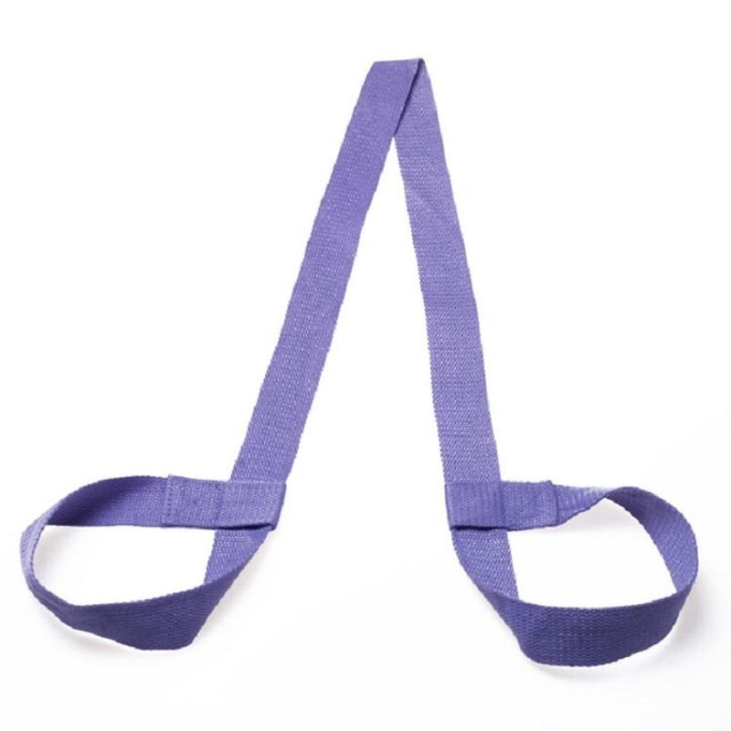 Cotton Yoga Mat Carrier Strap With Stretching Support For Pilates And Fitness 1