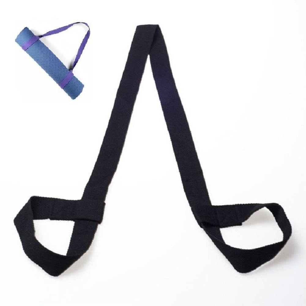 Cotton Yoga Mat Carrier Strap With Stretching Support For Pilates And Fitness 2