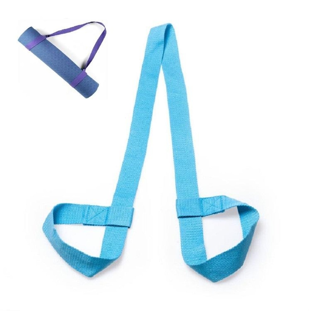 Cotton Yoga Mat Carrier Strap With Stretching Support For Pilates And Fitness 5