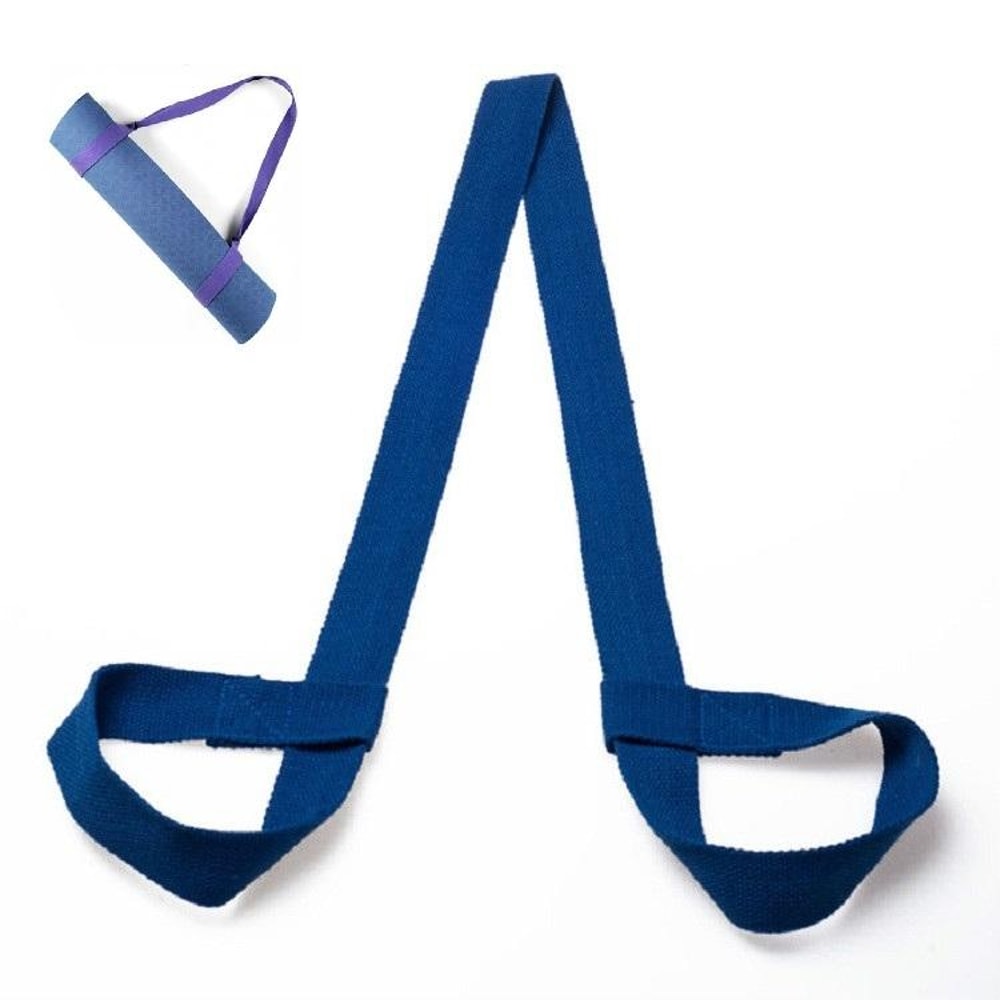Cotton Yoga Mat Carrier Strap With Stretching Support For Pilates And Fitness 8