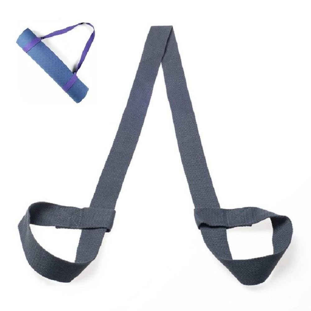 Cotton Yoga Mat Carrier Strap With Stretching Support For Pilates And Fitness 14