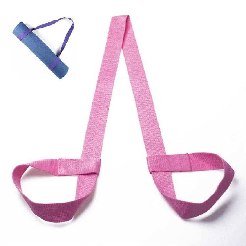 Cotton Yoga Mat Carrier Strap With Stretching Support For Pilates And Fitness 13