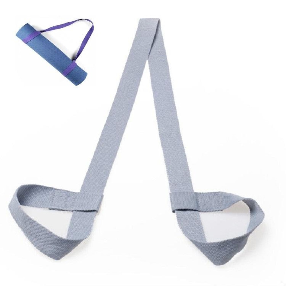 Cotton Yoga Mat Carrier Strap With Stretching Support For Pilates And Fitness 11