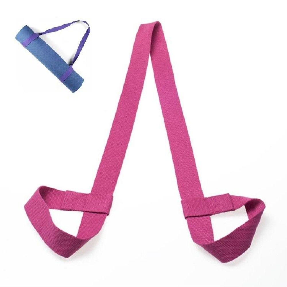 Cotton Yoga Mat Carrier Strap With Stretching Support For Pilates And Fitness 16