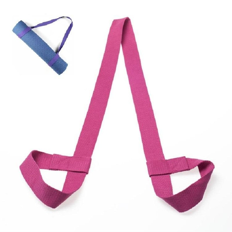 Cotton Yoga Mat Carrier Strap With Stretching Support For Pilates And Fitness 16